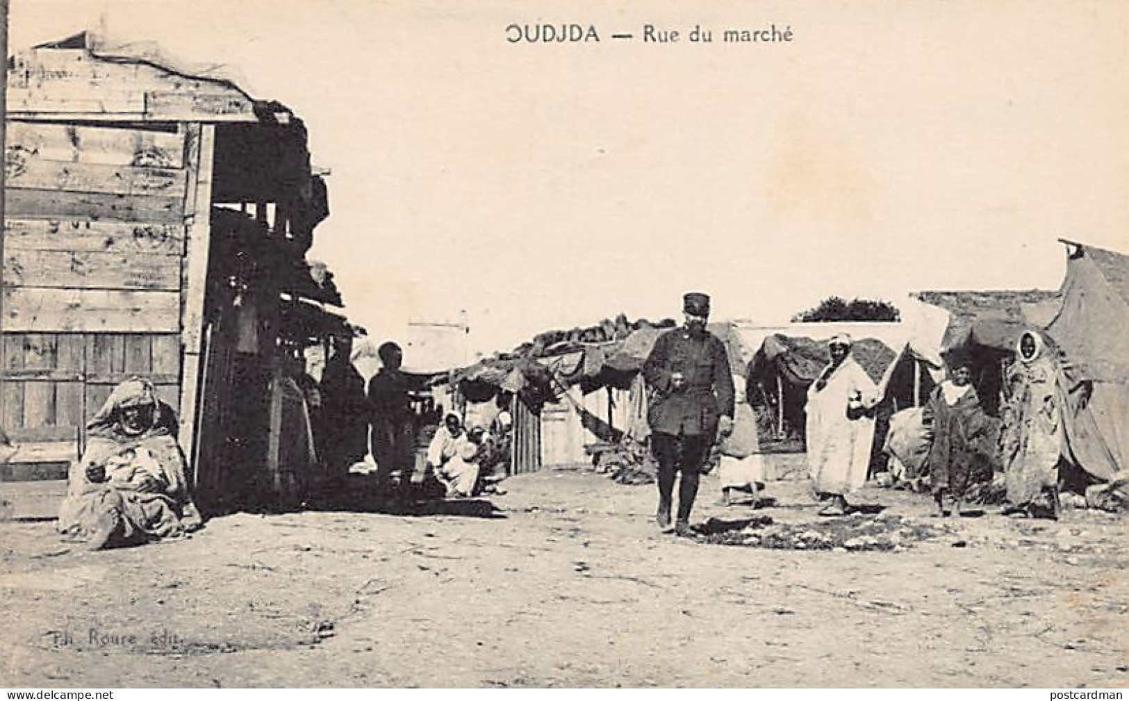Maroc - OUJDA - Rue du Marché - Ed. Ph. Roure