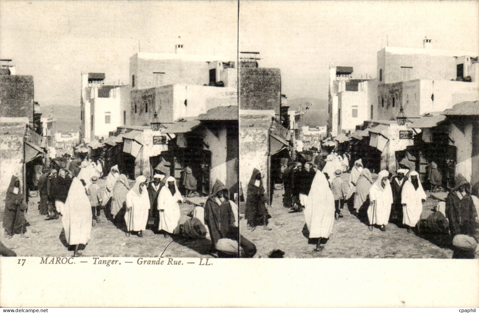 Maroc Tanger CPA Grande rue
