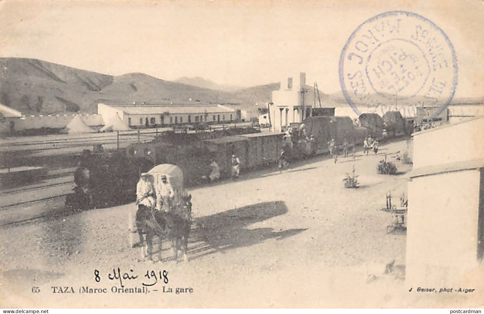 Maroc - TAZA - La Gare - Ed. J. Geiser 65