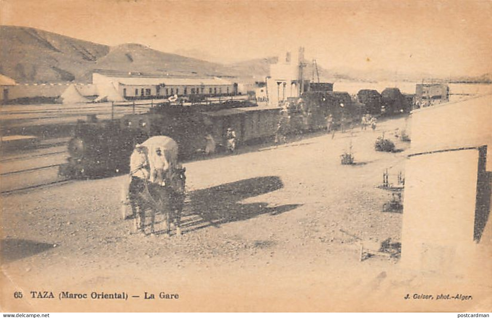 Maroc - TAZA - La gare - Ed. J. Geiser 65