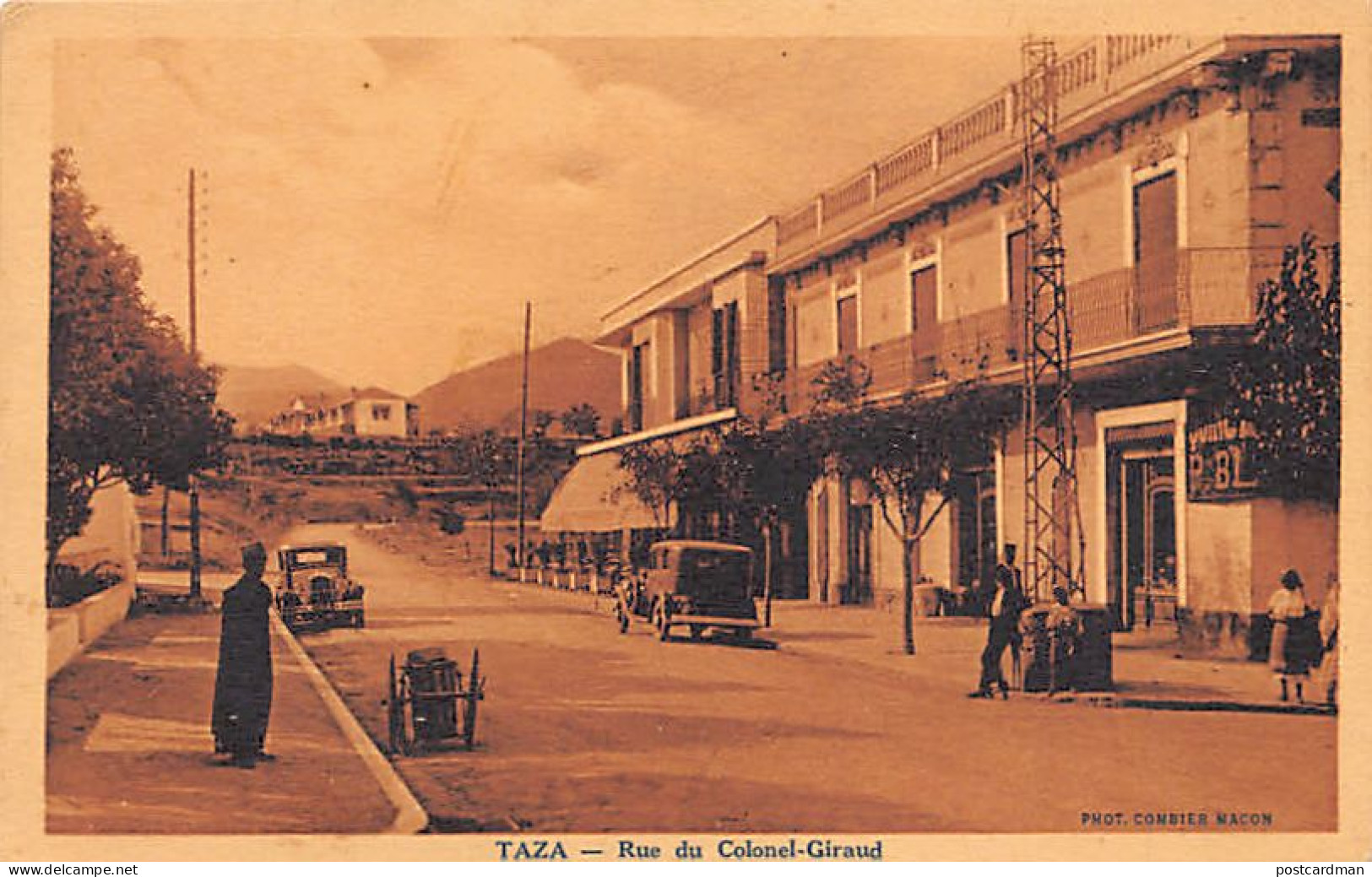 Maroc - TAZA - Rue du Colonel-Giarud - Ed. Combier -