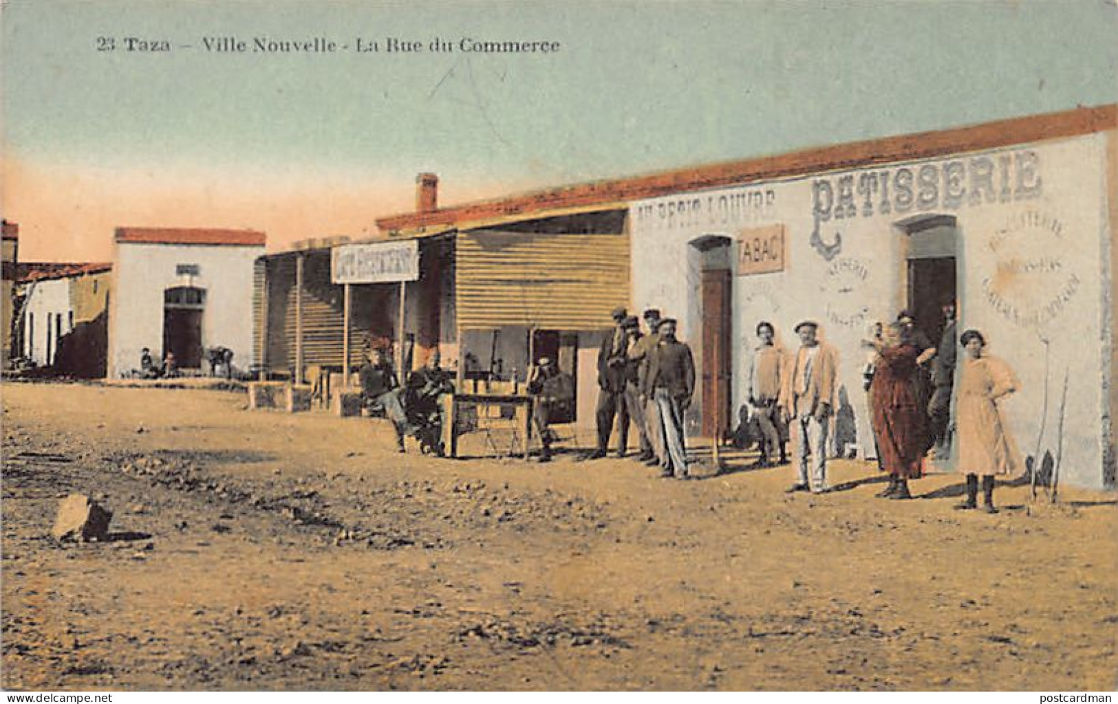 Maroc - TAZA - Ville Nouvelle - La rue du Commerce