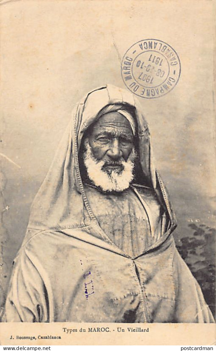 Maroc - Types du Maroc - Un vieillard - Ed. J. Boussuge