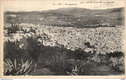 CPA Maroc Fez Vue generale