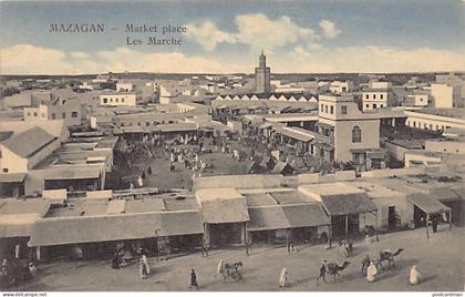 Maroc - EL JADIDA Mazagan - Le marché - Ed. J. Clark
