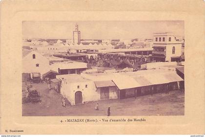 Maroc - MAZAGAN - Vue d'ensemble des marchés - Ed. M. Bensoussan 4