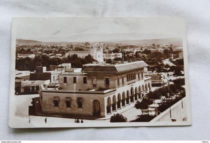 Cpsm, Oujda, banque d'état et vue sur la ville nouvelle, Maroc