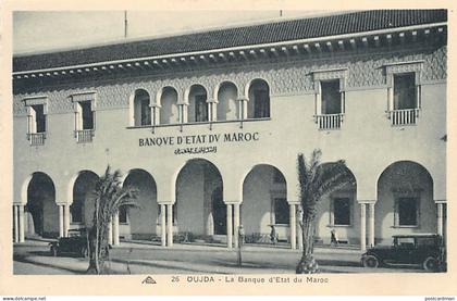 Maroc - OUJDA - La Banque d'État du Maroc - Ed. A. Verney 26