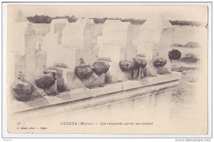 Oujda - les remparts après un combat