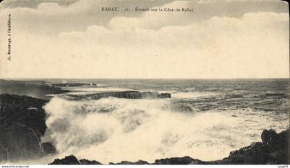 CPA Rabat Ecueils sur la Cote de Rabat
