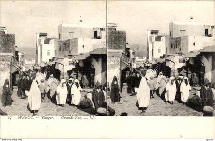 Maroc Tanger CPA Grande rue