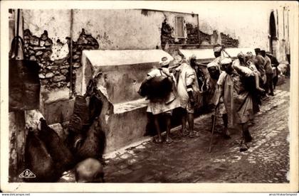 CPA Marokko, Szenen und Typen, Wasserträger