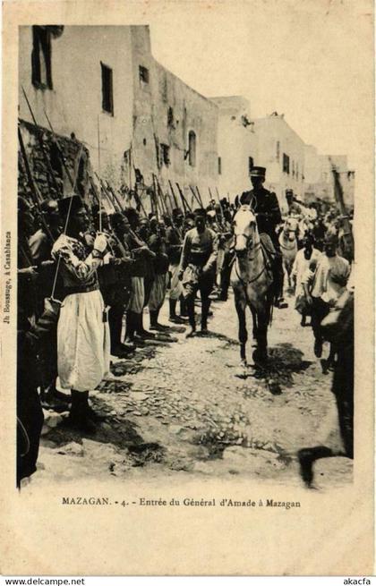 CPA MOROCCO MAZAGAN Entrée du General d'Amade a MAZAGAN (689213)