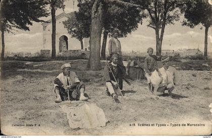 CPA Scenes et Types Types de Marocains