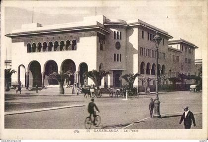 CPA Casablanca La Poste