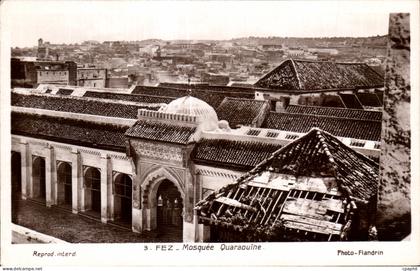 CPA Maroc Fez Mosquee Quaraouine