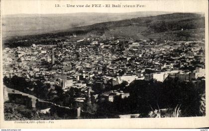 CPA Une Vue de Fez El Bali Vieux Fez