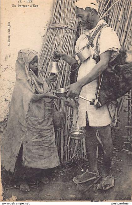 Maroc - FÈS Fez - Un porteur d'eau - Ed. A. Pieux 48