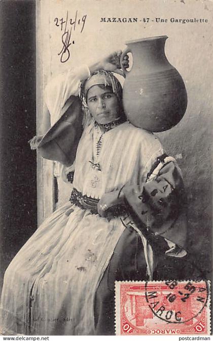 Maroc - MAZAGAN - Femme marocaine portant une gargoulette - Ed. G. Goutier 47