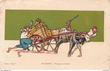 Maroc - Caricature - Transport moderne - Ed. Mars