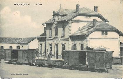 Maroc - OUJDA - La Gare - Ed. Millet Domingo