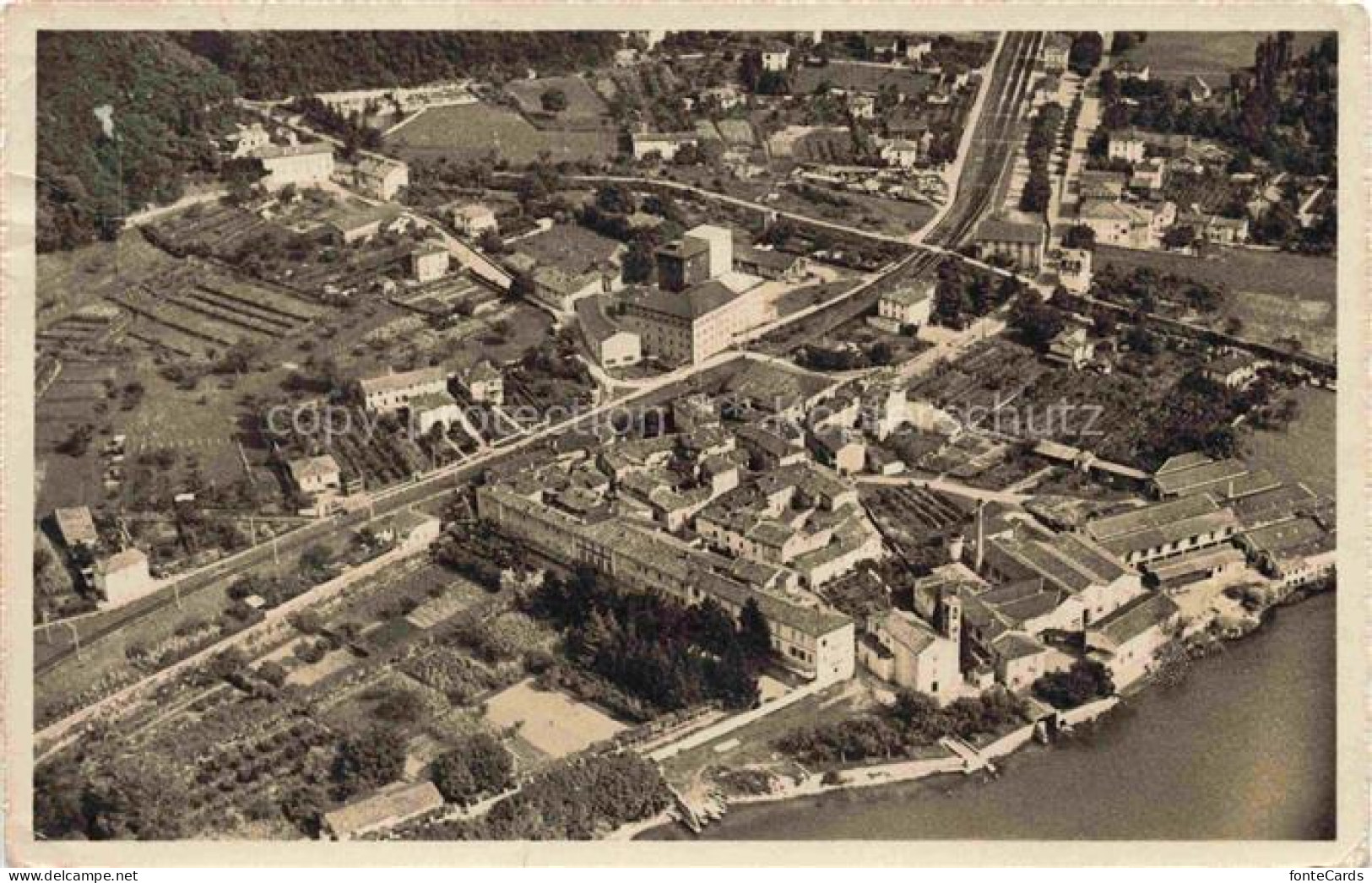 Maroggia Lago di Lugano TI Panorama aéreo