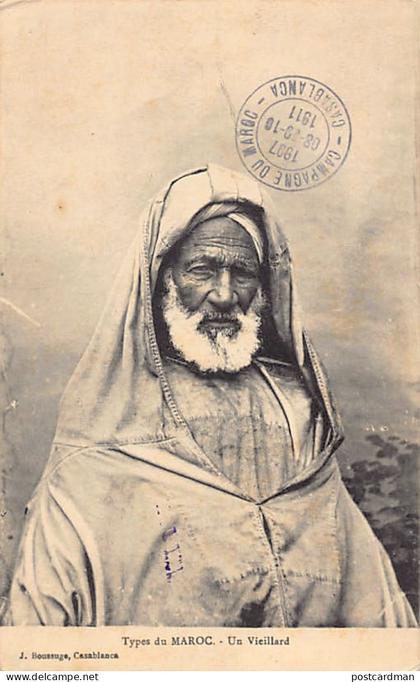 Maroc - Types du Maroc - Un vieillard - Ed. J. Boussuge