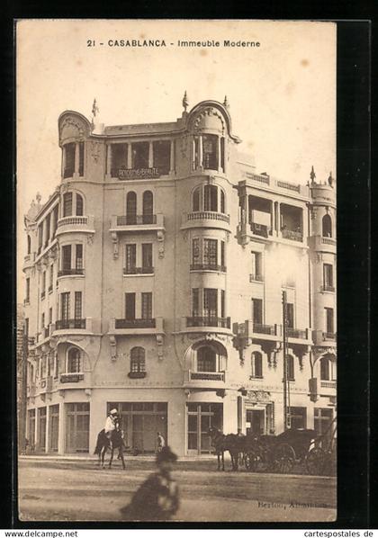 CPA Casablanca, Immeuble Moderne