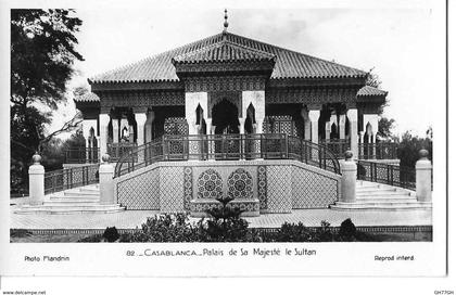 CPA CASABLANCA -palais sultan