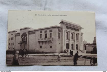 Cpa 1930, Mazagan, salle municipale des fêtes, Maroc