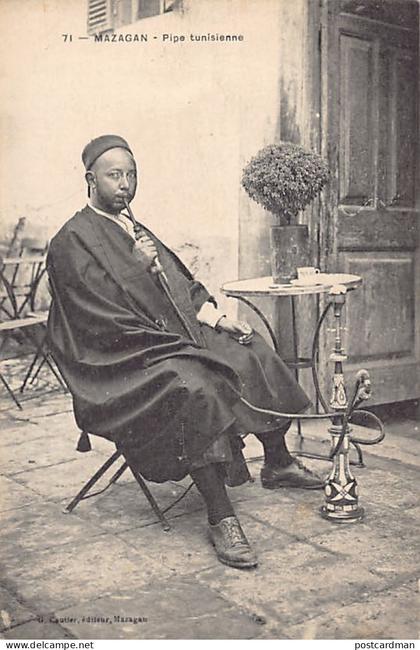 Maroc - MAZAGAN - Pipe tunisienne - Narguilée - Hookah - Ed. G. Coutier 71