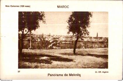 CPA Maroc Maroc Panorama de Meknes