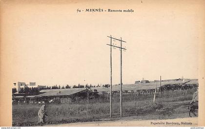 Maroc - MEKNÈS - Remonte mobile - Ed. Papeterie Bardeau 64