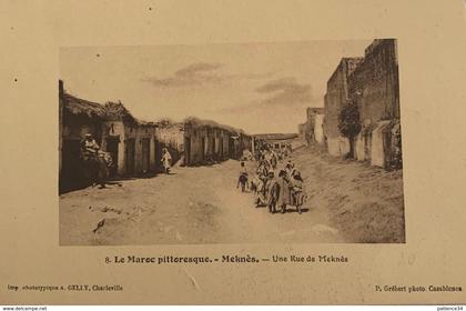 Meknès - Une rue de Meknès