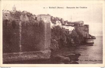 CPA Rabat Remparts des Oudaias