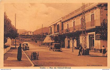 Maroc - TAZA - Rue du Colonel-Giarud - Ed. Combier -