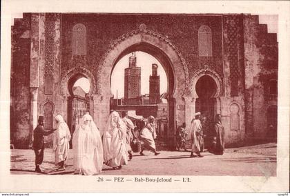 CPA Maroc Fez Bab Bou Jeloud