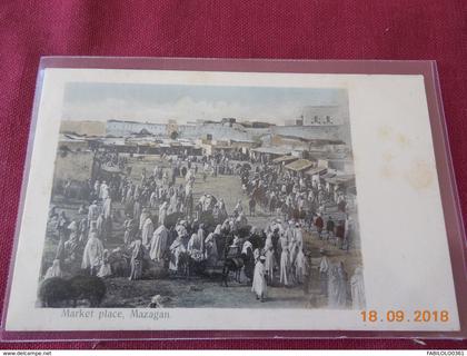 CPA - Mazagan, Place du Marché