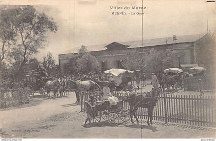 Maroc - MEKNÈS - La gare - Ed. Schmitt