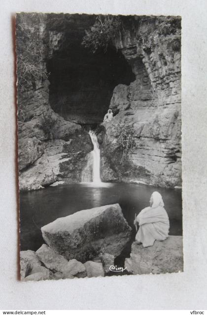 Cpsm 1956, Oujda cascades du Zegzel, Maroc