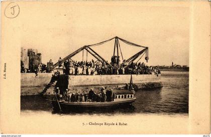CPA MOROCCO RABAT Chaloupe Royale a RABAT (689945)