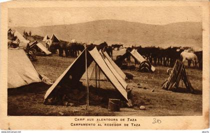 CPA AK MAROC TAZA Camp aux Alentours de Taza (1359741)
