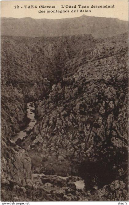 CPA AK MAROC TAZA Oued taza montagnes (24539)