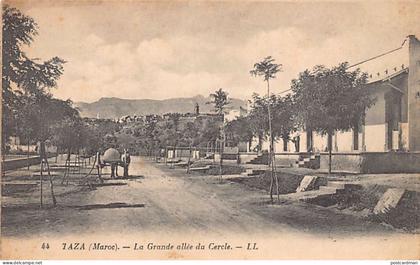Maroc - TAZA - La grande allée du Cercle
