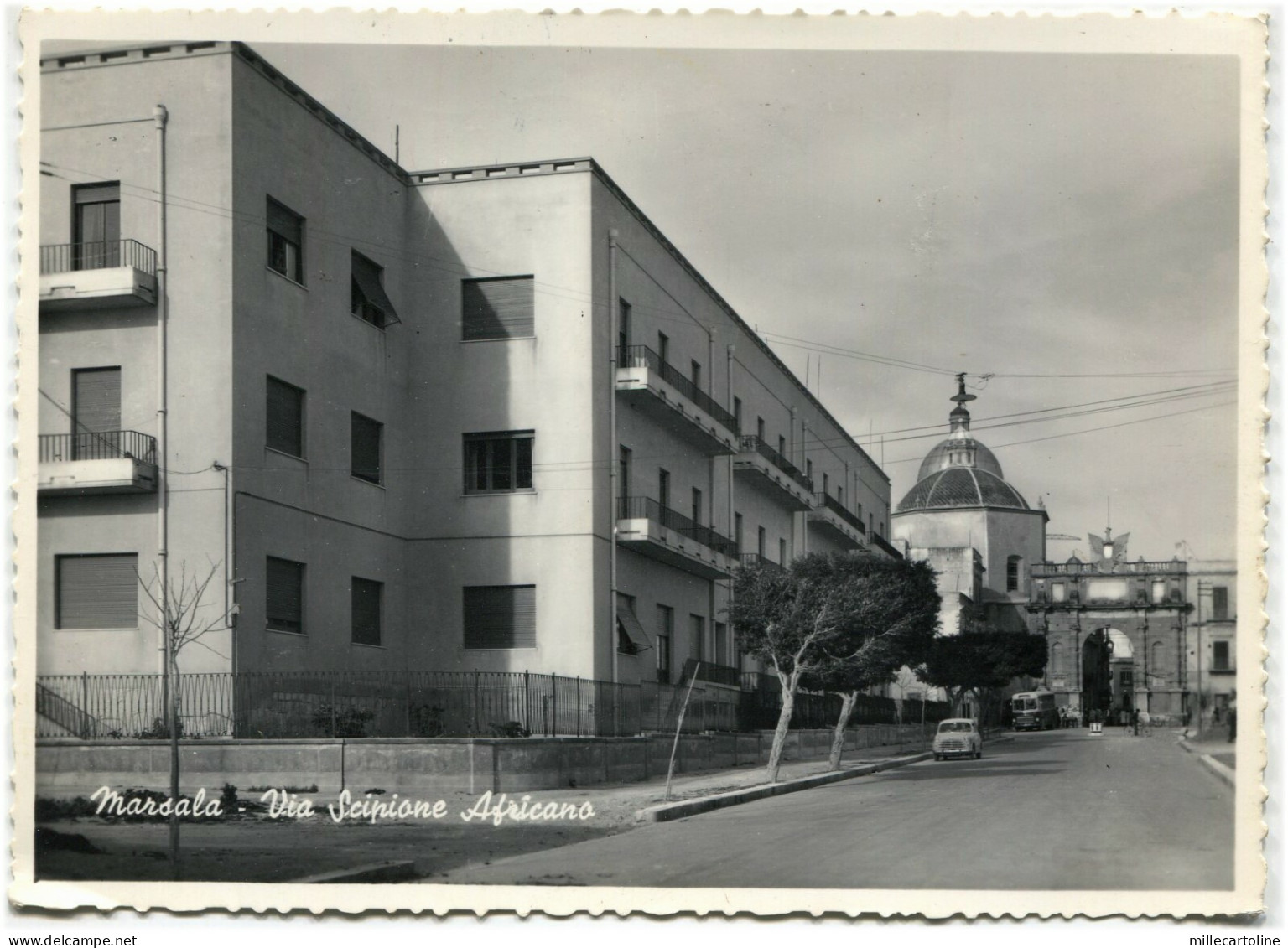 MARSALA, Via Scipione Africano, 1958