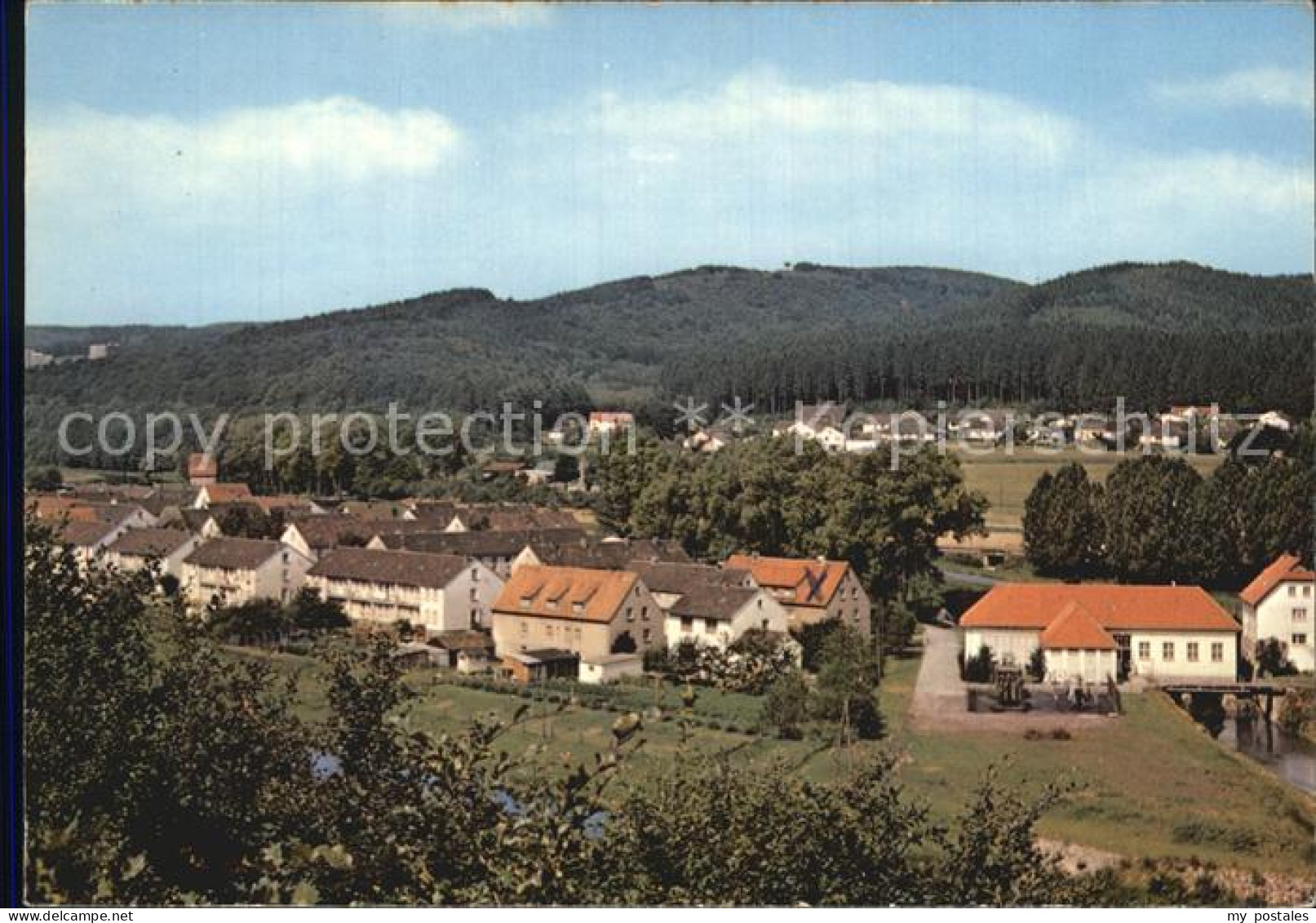 Marsberg Sauerland Luftkurort Blick auf Wallmei und oesterholz