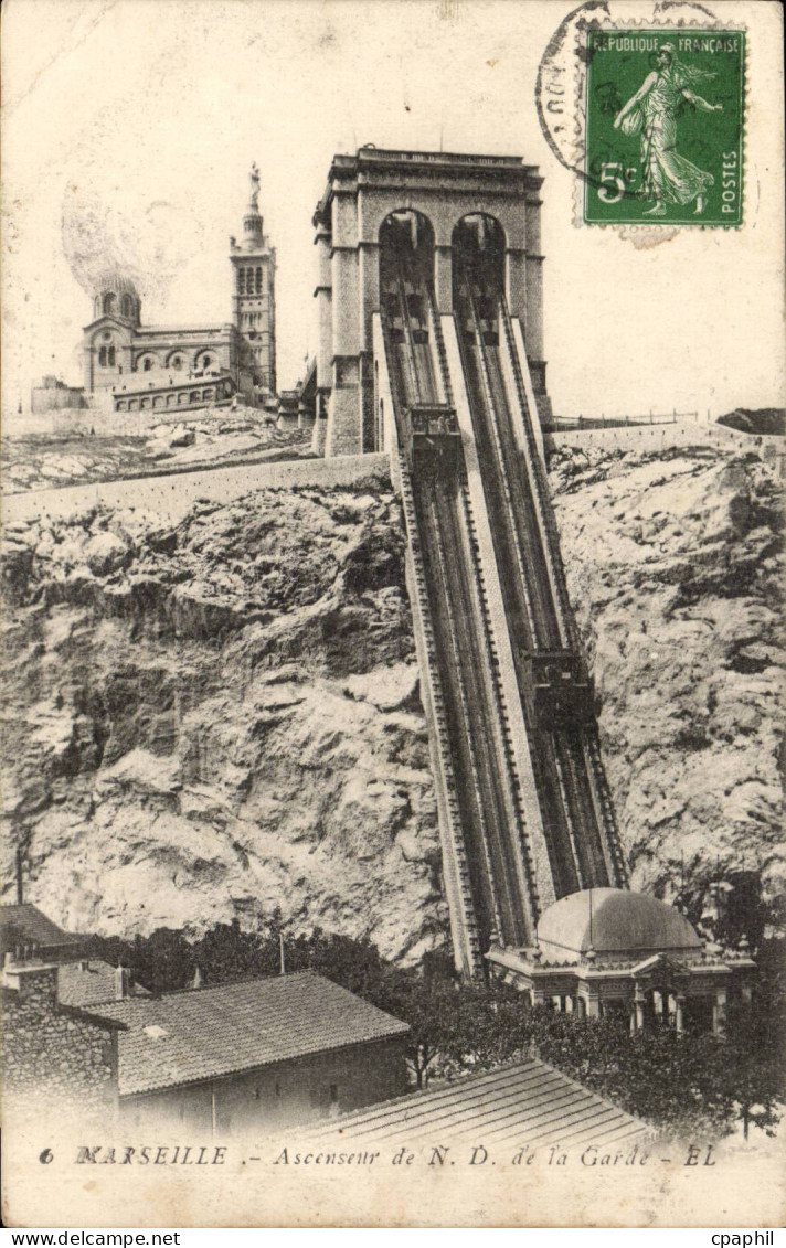 Marseille - Ascenseur de Notre Dame de La Garde