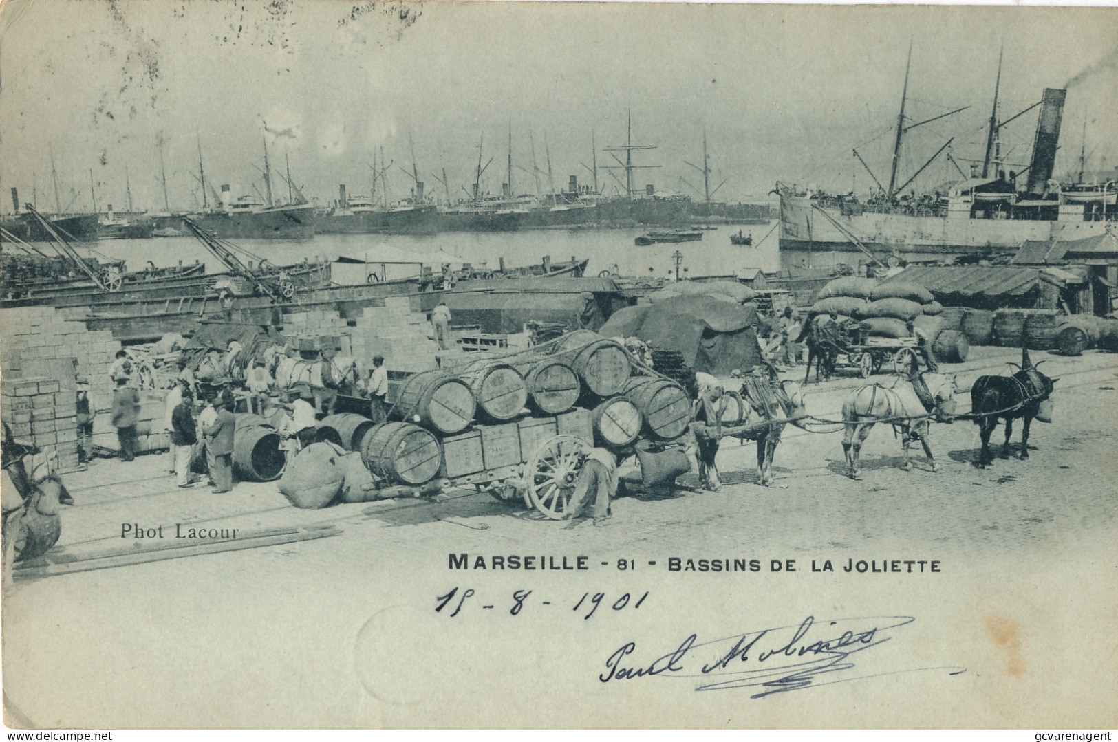 MARSEILLE  BASSINS DE LA JOLIETTE      2 SCANS