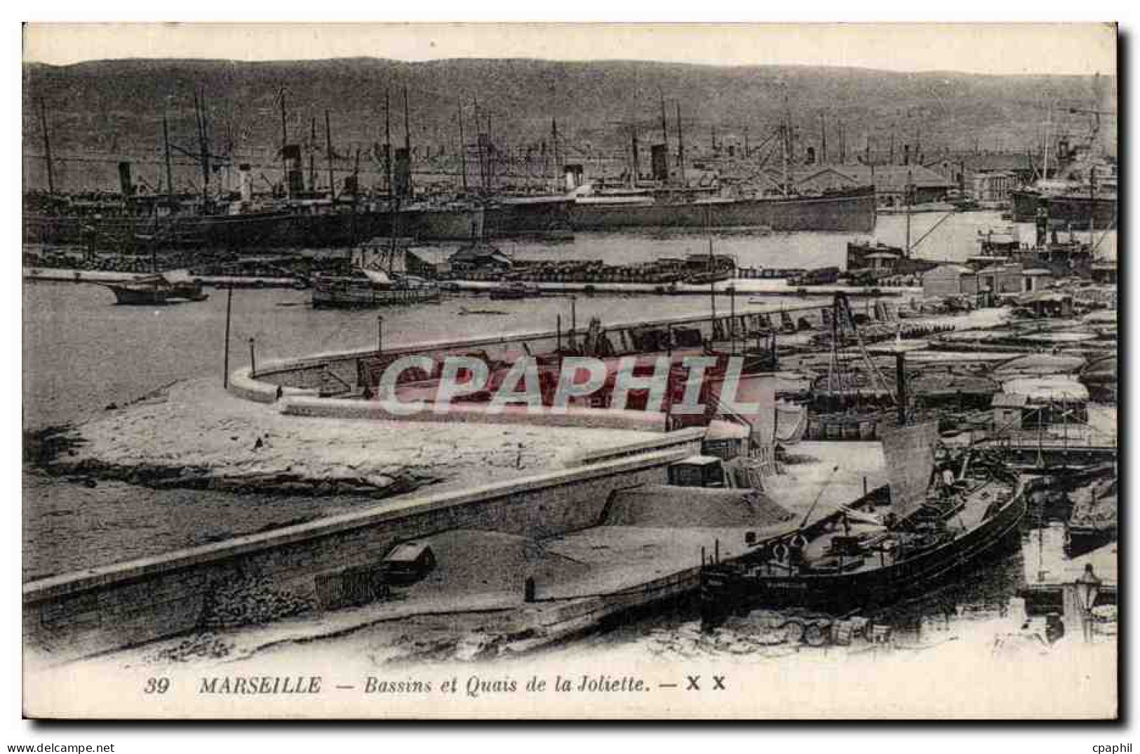 Marseille - Bassins et Quai de la Joliette - CPA