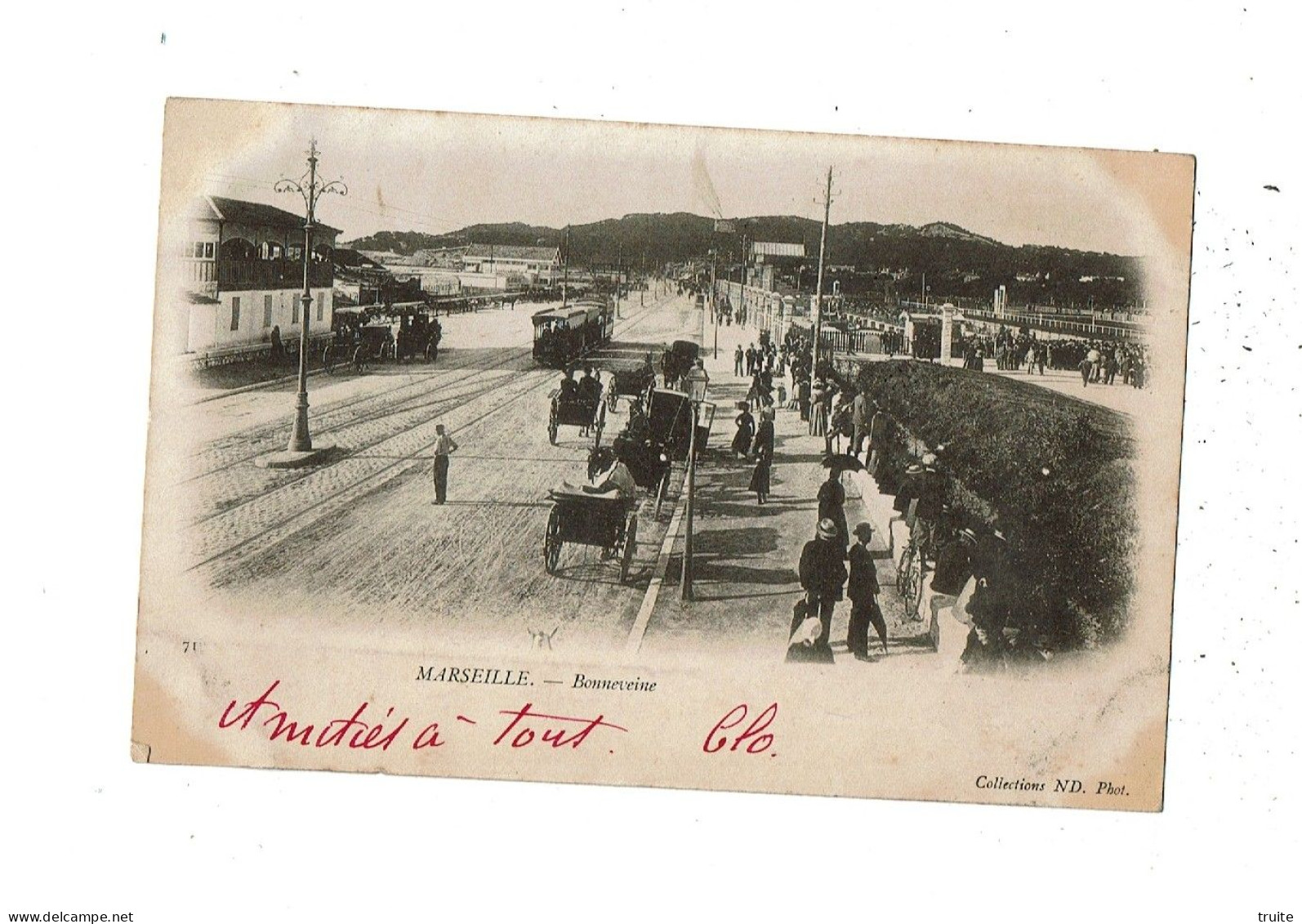 MARSEILLE BONNEVEINE  ( CARTE PRECURSEUR )